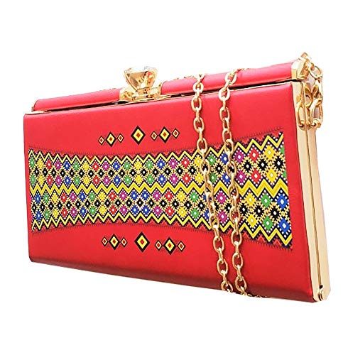 Habesha evening clutch haut de gamme avec broderies traditionnelles pour gala