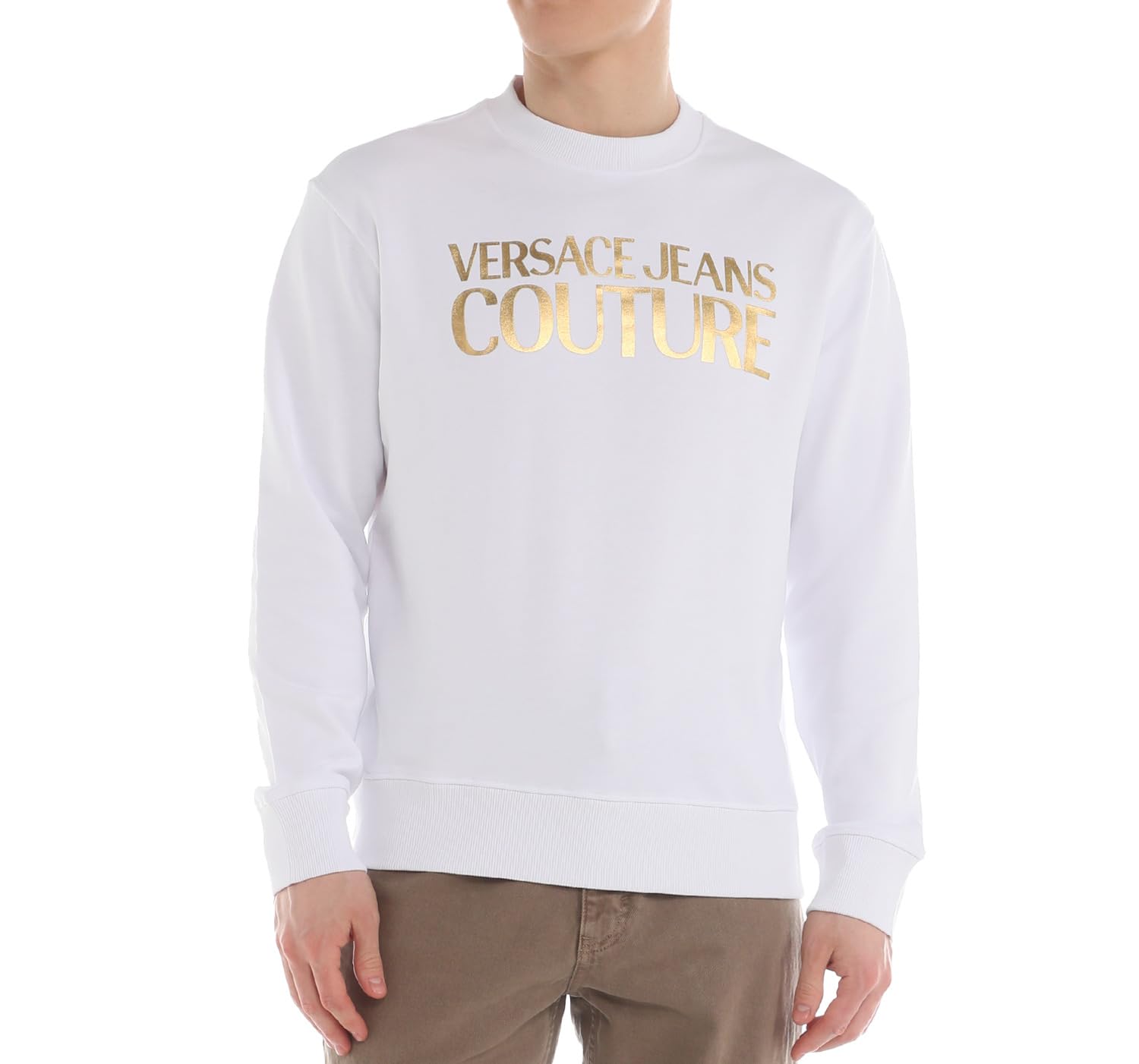 VERSACE JEANS COUTURE Felpa Bianco 76GAIT00-CF01T G03 Uomo L