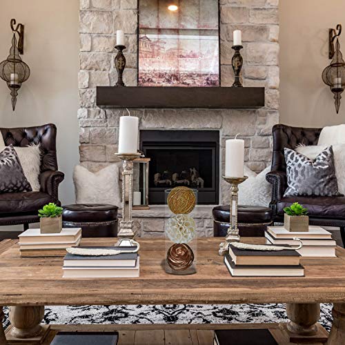 Blue Donuts Decorative Balls For Centerpiece Â€“ Decorative Bowl Fillers, Assorted Rattan Wicker Balls Orb Grapevine Ball, Vase Fillers, Table Decor, Pack Of 7 #TOP4