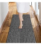 Custom Size Backed Non-Slip Area Rugs Runner, Easy Clean, Waterproof Runner Rugs for Hallway Entr...