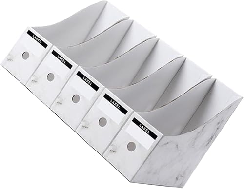 Miniatura 6 de Cabilock 5pcs Desktop Storage Rack File Holder Organizer for Students and Office Document Stand with Practical Design Space-saving File Organizer
