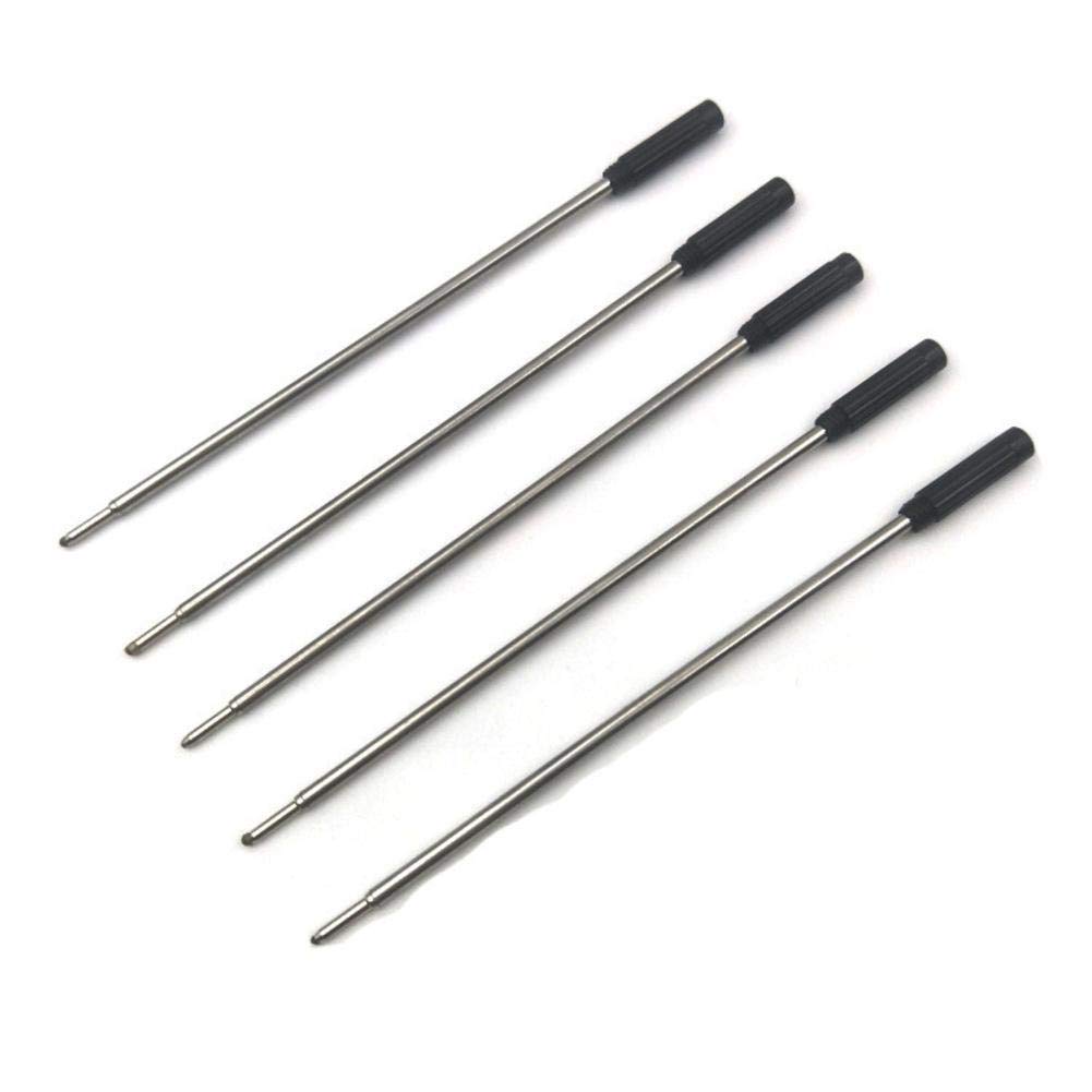 PLGEBRBlack Ink Refills - Medium Point Metal Refill with 1.0mm Fine Tip