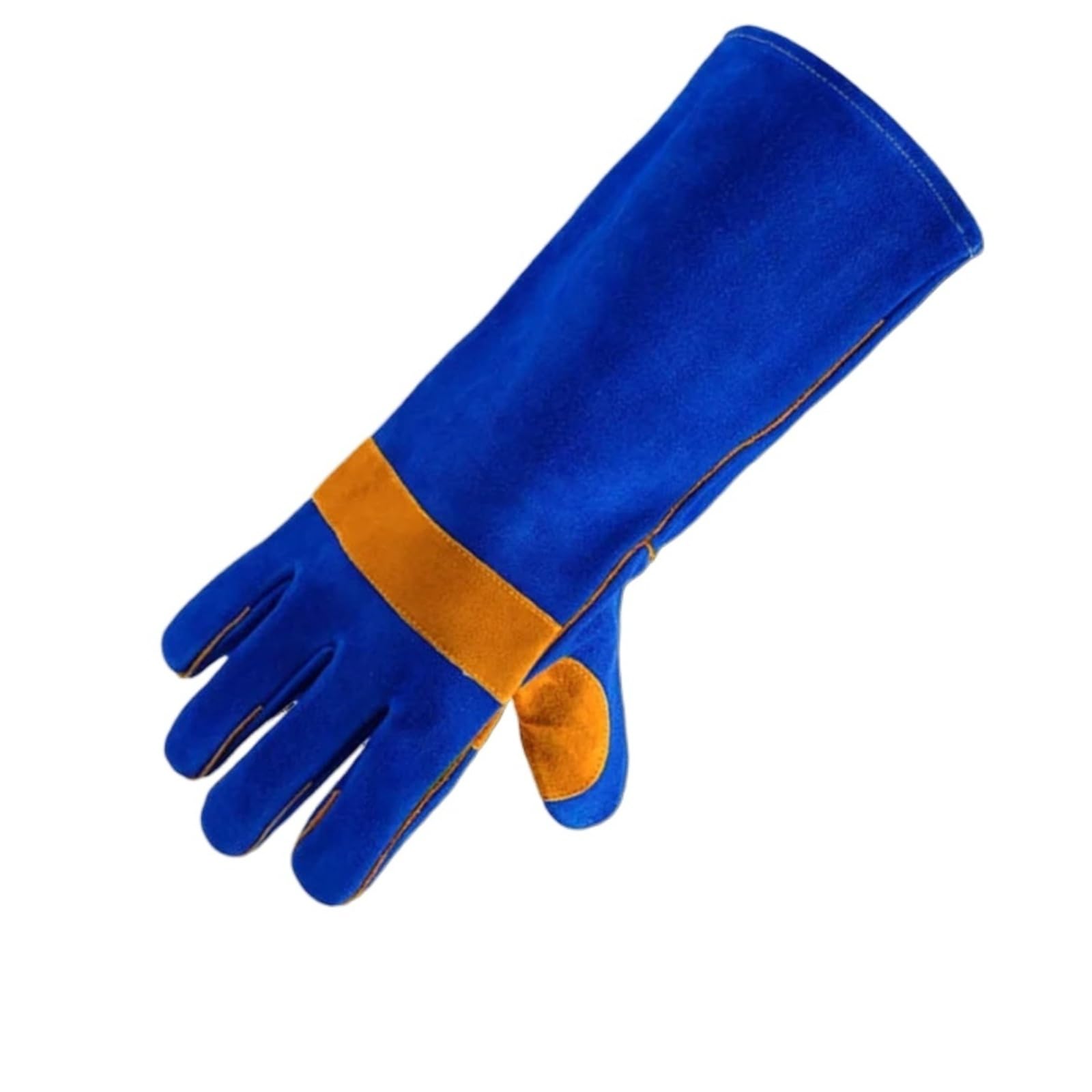 Générique Compatibles avec les gants de travail de soudage longs en cuir souple, conception épaisse for les tâches de travail industrielles sur site(12 pair)