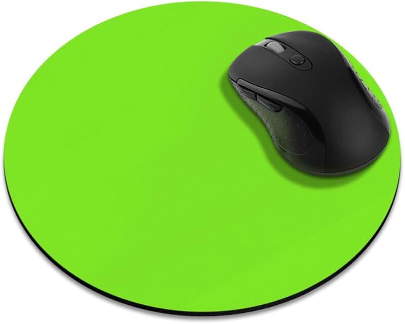 green mouse pad