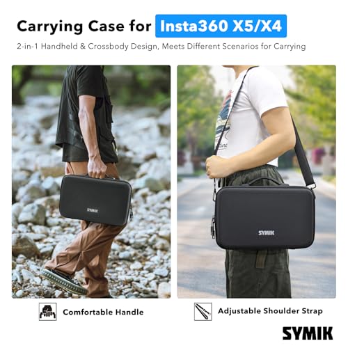 Maletín SYMIK S320-X para Insta360 X5 X4 Air negro miniatura 2