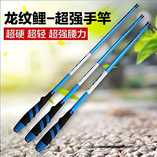 CañAs De Pescar Varilla de Pesca telescópica de Fibra de Carbono súper Dura 2 8 Polvo de la Corriente de Potencia 3.6-6.3M CARRAS DE CARPES CañA De Pescar