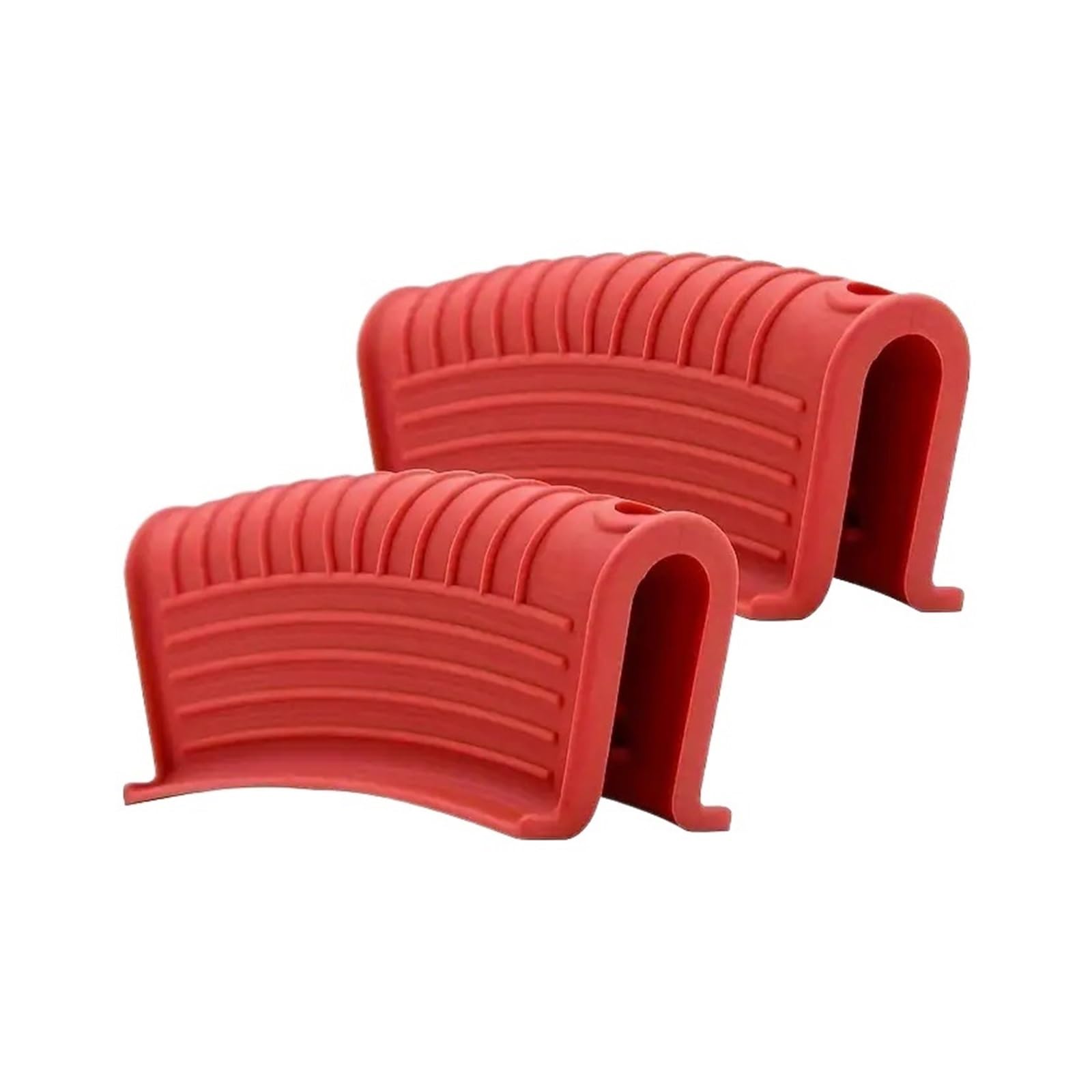 WZPTLKIBAD Heat Resistant Silicone Pot Ear Clips for Cast Iron Frying Pan