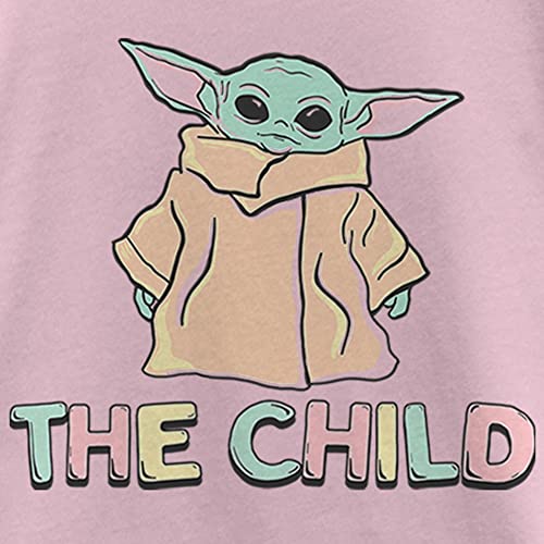The Mandalorian Girl's Star Wars The Child Colorful Logo T-Shirt2