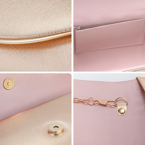 Image of Clutch Purses for Women Evening Bag Faux Suede Formal Party Wedding Cocktail Prom