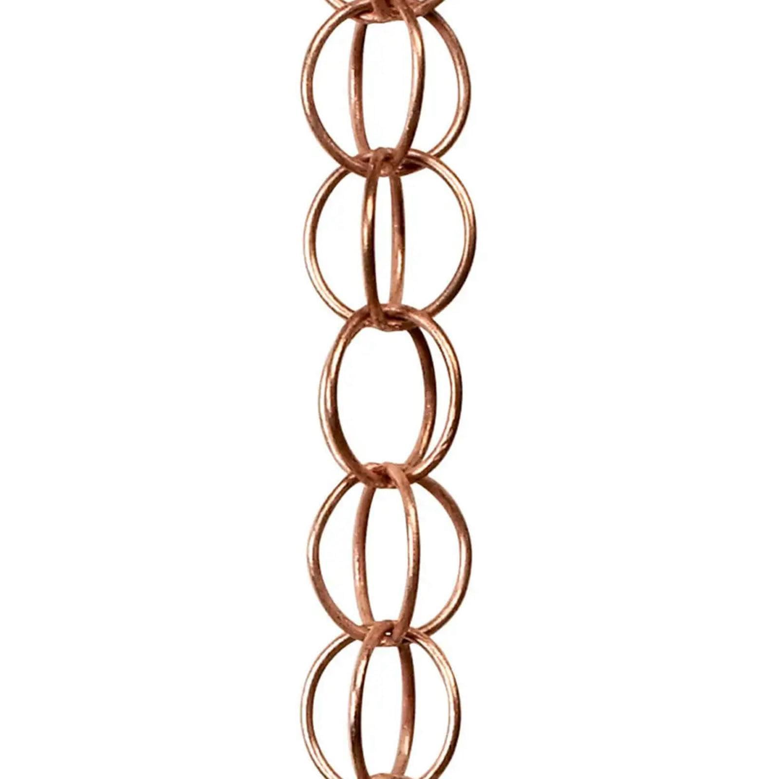 Catena Antipioggia in Metallo, Scacciapensieri da Esterno, Catene di Raccolta dell'Acqua Piovana, Catena per Grondaia, Decorazione per Casa e Giardino, Anelli
