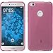 Produktbild PhoneNatic Case kompatibel mit Huawei P8 Lite 2017 - rosa Silikon Hülle transparent + 2 Schutzfolien