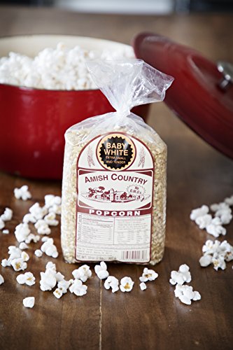 Amish Country Popcorn - Baby White Extra Small and Tender - GMO Free 2 lb Bag - image 2