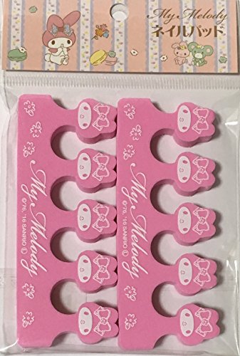 Sanrio My Melody Foamed PE Nail toe Pad 2pcs Set Refresh Beauty Tools & Accessories