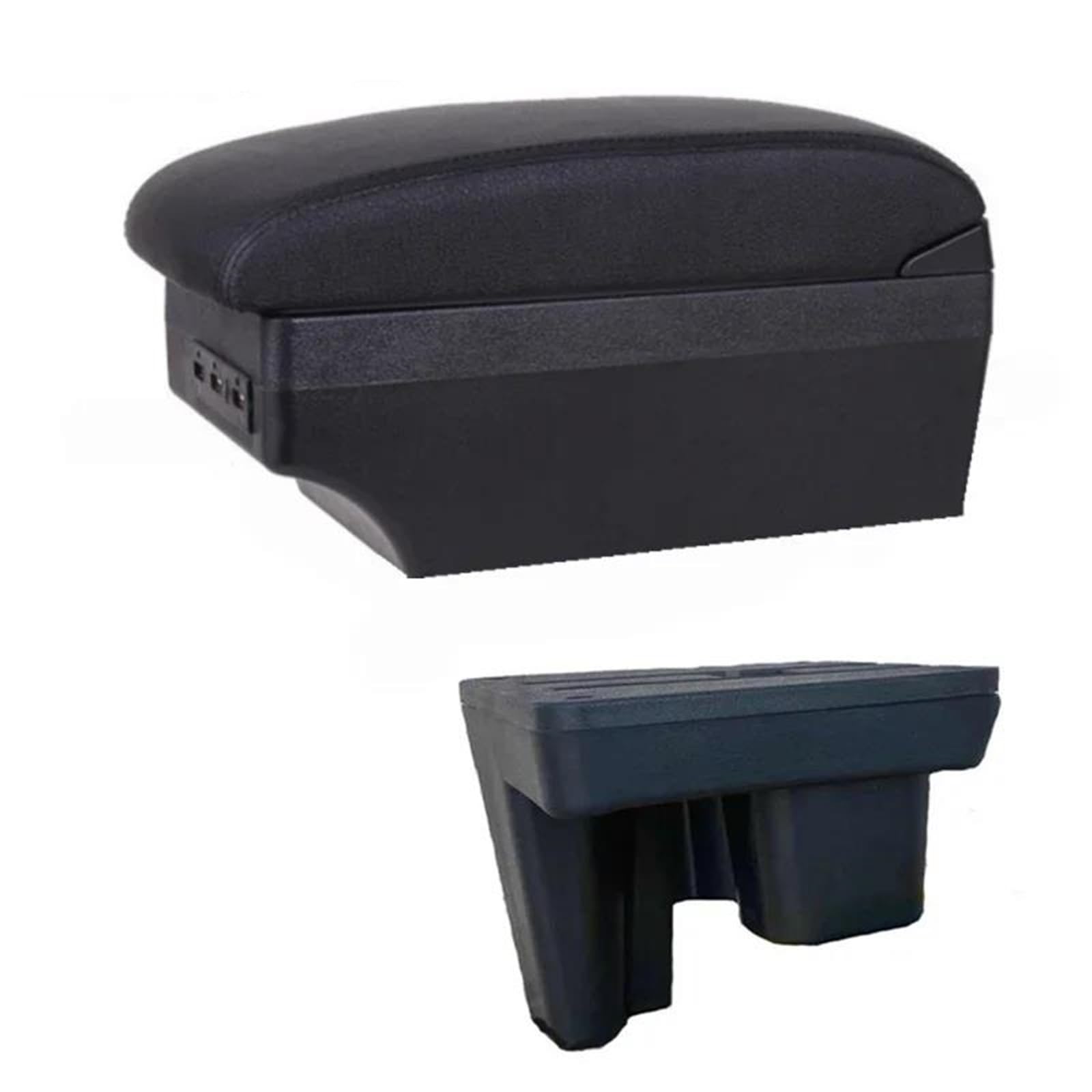 Dtsgcx E1 Black Line Car Center Console Armrest Storage Box Modification Retrofit Leather Interior Accessories For Hilux(E1 Black Line)
