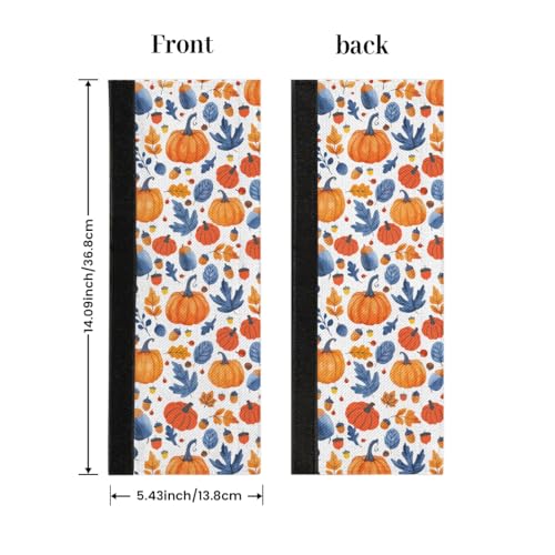 Image of Pardick Refrigerator Door Handle Covers Set of 2, Fall Pumpkin Fridge Handle Covers Appliance Handle Covers Protector for Microwave Oven Stove Dishwasher, Keep Your Kitchen Appliance Clean