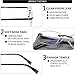 JJWELL 3 Pack Reading Glasses for Men Blue Light Blocking, Lightweight Rimless Metal Mens Eyeglasses Readers, Anti Eyestrain/Dryness/Computer Glare/UV 400, Spring Hinge Eyeglasses(200 Strength)