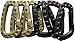 Push Up Board Fitness, Solid Pushup Board Home Workout Equipment, Multi-Functional, Portable, Foldable Push Up Bar at Home Gym Hard Polymer Carabiners Climbing D Rings Light Weight