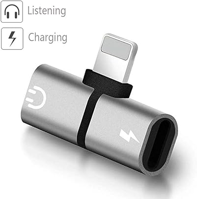 Adattatore Jack Luvfun Adattatore Mini-Jack Cuffie-argento Adattatore Jack Luvfun Adattatore Mini-Jack Cuffie-argento