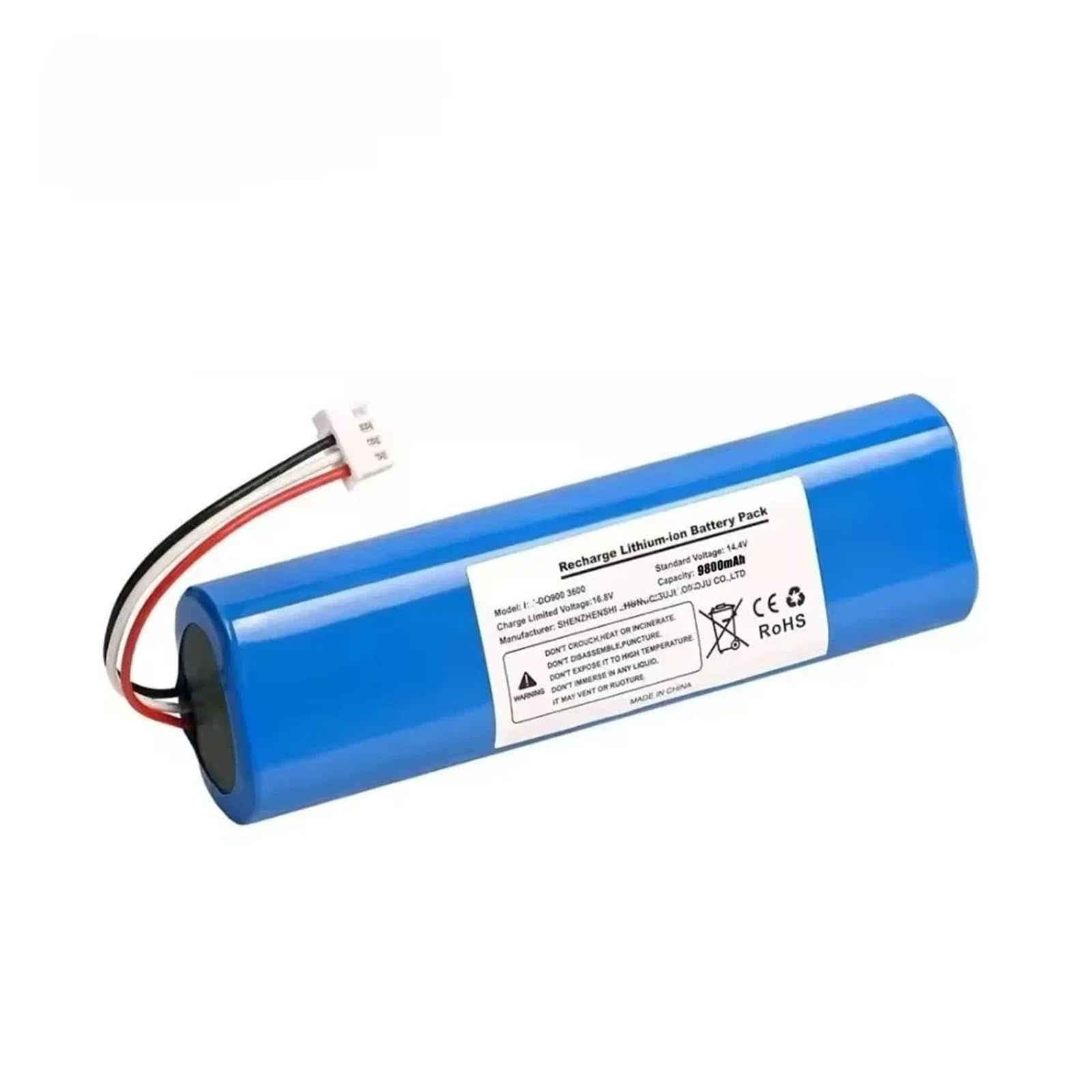 Replacement Battery 2800-4000mAh，Compatible for Ecovacs Deebot Ozmo，900,901,905,920,930,937,N8,N8 Pro，Li-ION Robot Vacuum Cleaner 14.4V Battery(4000mAh)