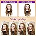Neverland Beauty Mannequin Head with 80% Real Human Hair, 26 Inch Makeup Training Head for Braiding, Styling & Cosmetology Practice, False Eyelashes #27