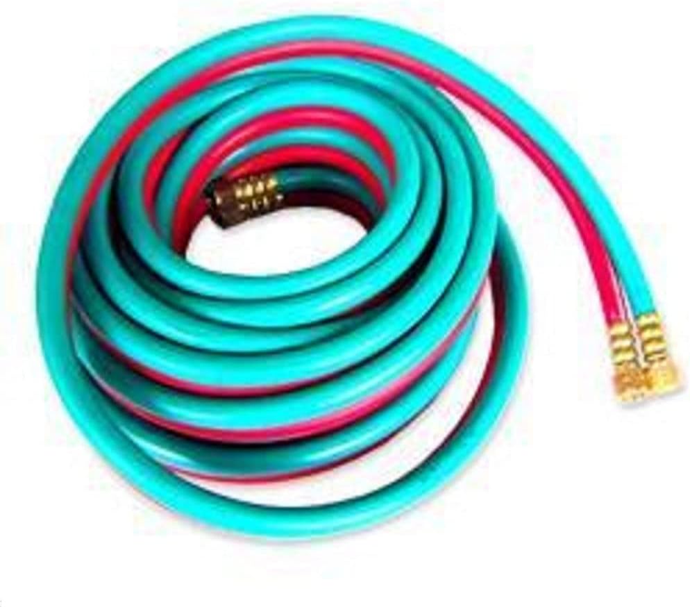 25' FOOT TWIN LINE GAS OXY WELD OXYGEN ACETYLENE WELDING HOSE FOR WELDERS NEW,Jikkolumlukka