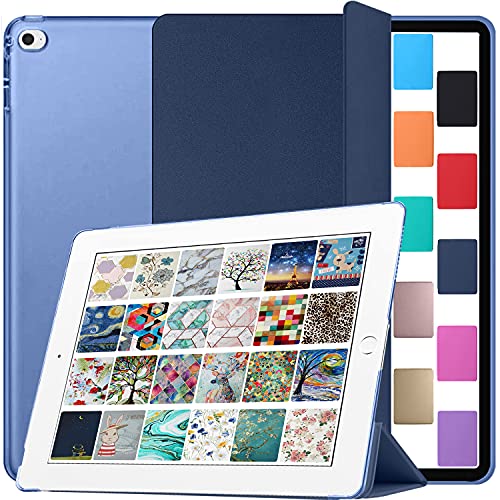 Image of DuraSafe Cases for iPad 9.7 inch Air 2nd Gen 2014 Case A1566 MGL12HN /A A1567 MGKM2HN /A MH182HN /A MGKL2HN /A MGTY2HN /A MH1J2HN /A MGTX2HN /A MH2V2HN /A MH2W2HN /A MH2U2HN /A MH2N2HN /A MH322HN /A - Navy Blue