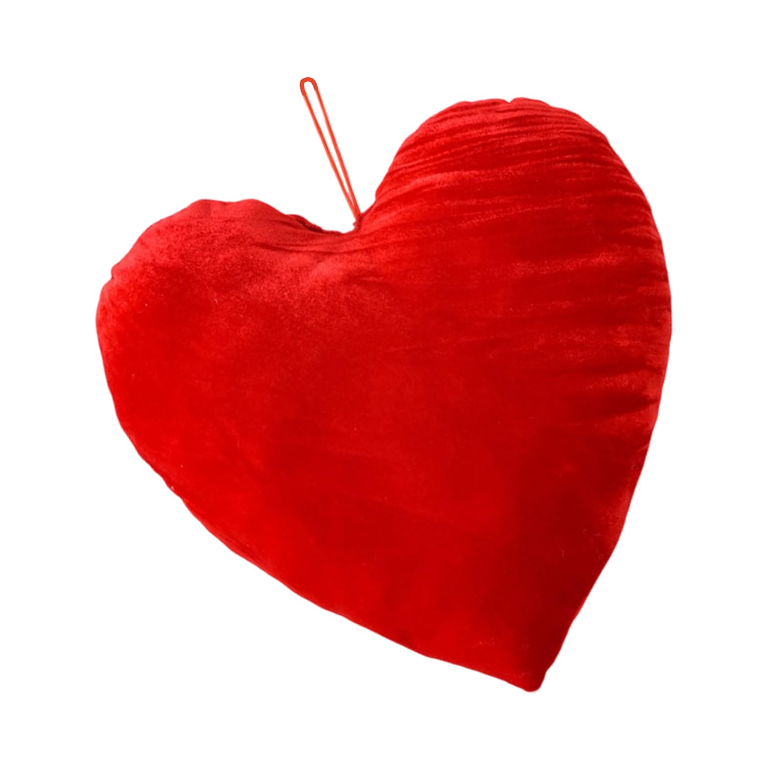 Zxfdsfdbnm Heart Pendant Valentine's Decoration Soft Stuffed Heart Ornament for Wedding Engagement Anniversary Celebration Red Decoration