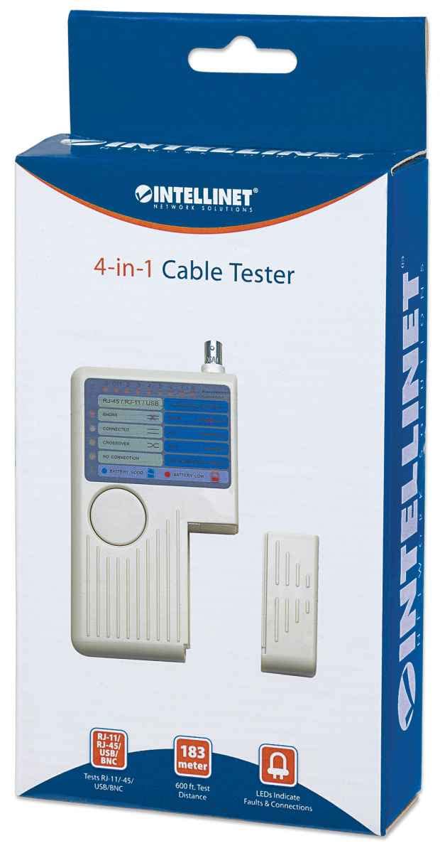 IC Intracom 351911 - Probador de Cable de Red, Beige