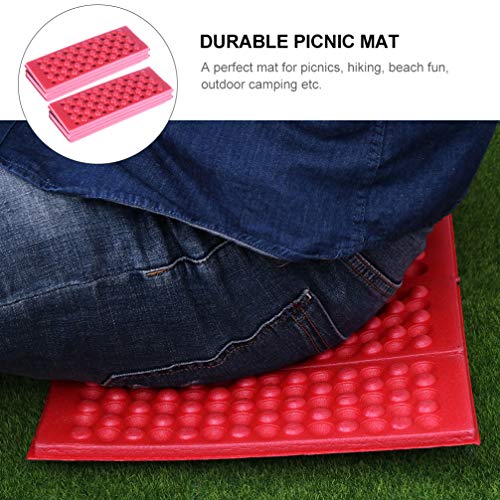 BESPORTBLE, 2 peças, almofada de espuma de acampamento, impermeável, assento de espuma de piquenique