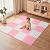 16Pcs Baby Play Mat for Floor, Foam Floor Tiles for Kids with Interlocking, Squares Foam Puzzle Carpet for Playroom, Crawling Rug for Babies 6-12 Months,Toddlers,11.8*11.8*0.6In Each,Grey White Pink