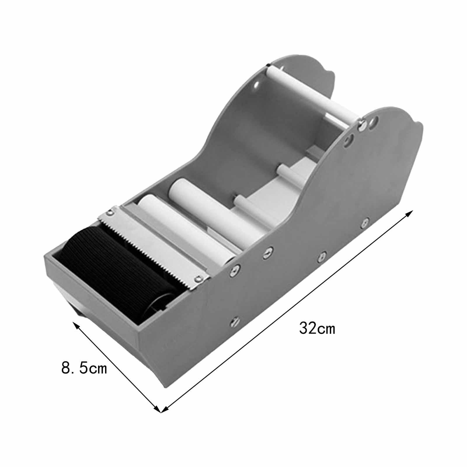 Dispenser Manuale Professionale di Nastro Adesivo per Imballaggio con Macchina Da Taglio, Impugnatura Ergonomica E Design Compatto, Materiale PP E Met, grigio