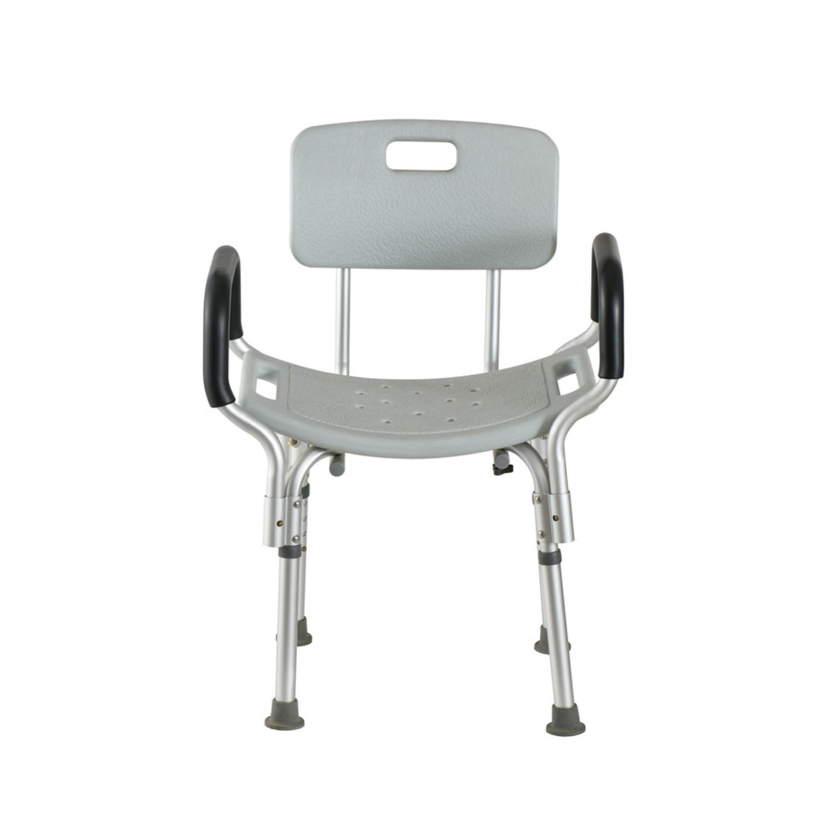 Silla para Ducha Taburete Baño con Respaldo,Asiento para Ducha Regulable En Altura,Silla para Ducha para Personas Mayores,Silla De Ducha Antideslizante Regulable En Altura Reforzada