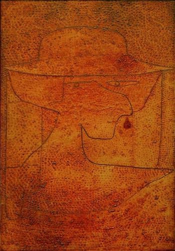 Tableau Paul Klee vieille fille une impression d'art mural au format 60x90cm d'une rare finesse