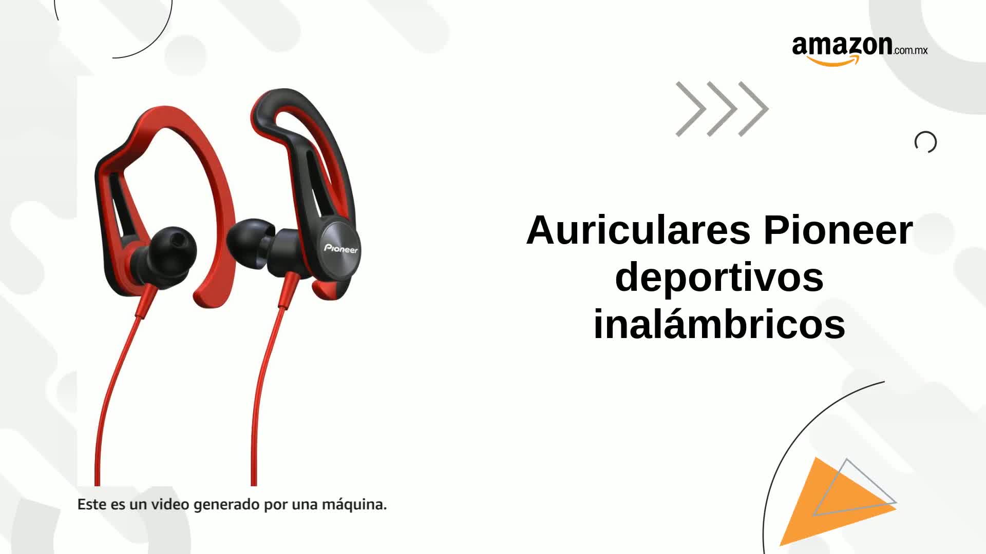 Pioneer Auriculares Deportivos inalámbricos Resistentes al Sudor