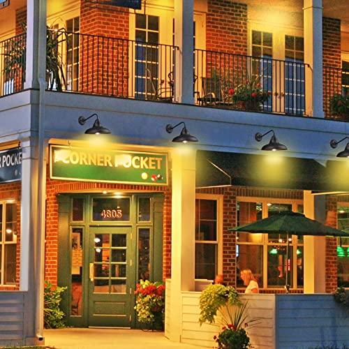 Flqmyq Outdoor Wall Lights Wall Mount For House Farmhouse Outdoor Wall Sconce Black Outside Wall Lantern Classic Barn Lights Outdoor & Indoor, 12"，2 Pack #TOP3