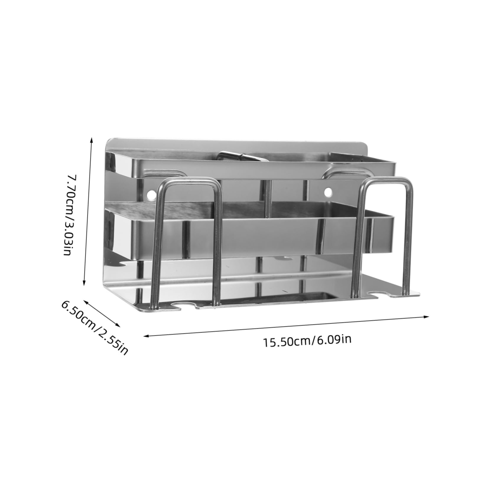 Amosfun 4piezas Soporte De Cepillos De Dientes Inoxidable Organizador Montaje Pared Sin Perforación Estante para Cepillos y De Dientes Accesorio Elegante y para Baños
