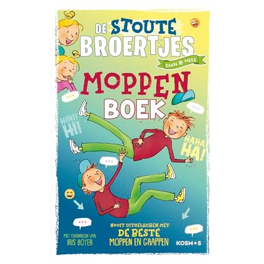 De stoute broertjes moppenboek: Nooit uitgelachen met de beste moppen en grappen