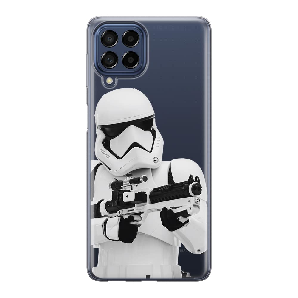 ERT GROUP mobile phone case for Samsung M33 5G original and officially Licensed Star Wars pattern Stormtrooper 007 optimally adapted to the shape of the mobile phone, partially transparent