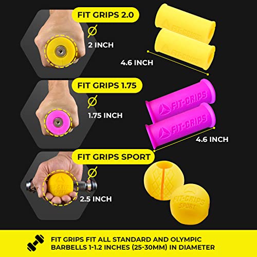Core-Prodigy-Fit-Grips-Barbell-Fat-Grips-Training-Adapter-for-Thick-Bar-Weight-Lifting-and-Dumbbells