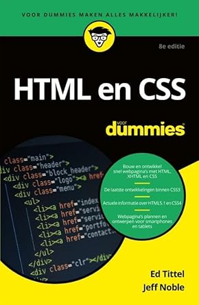 HTML en CSS voor dummies: Ed Tittel: 9789045353531: Amazon.com: Books