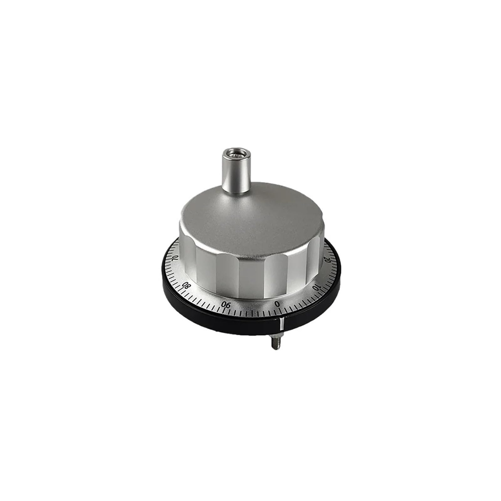 JWSEO Pulse Generator Handwheel 5V 60mm Black White 100 Pulse Manual Pulse Generator Handwheel Rotary Encoder Electronic(Black,60MM 6pin)