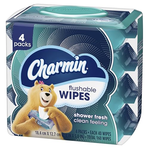 Charmin 79619 Flushable Wipes, 160 Total Wipes thumb #7