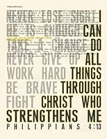 I Can Do All Things All Things Through Christ Who Strengthens Me -Philippians 4:13: Christian Bible Verse Page Notebook, Composition Book, Wide-Ruled ... x 11 inches (Inspired Notebooks) (Volume 4) 1987552520 Book Cover