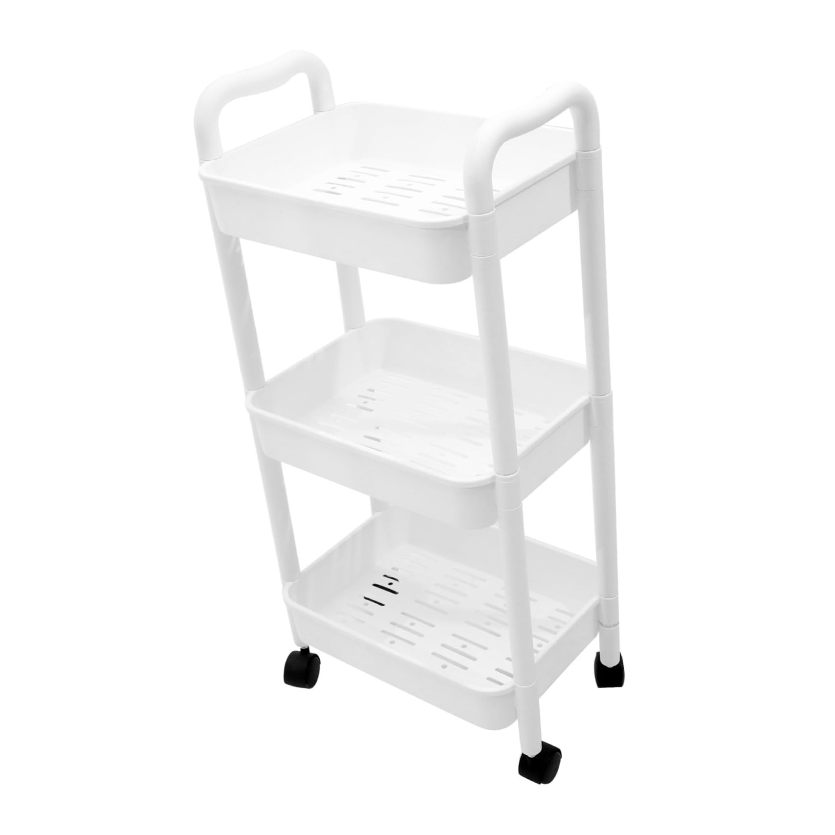LIFKOME Carrito Organizador Rodante de Varios Niveles, Estantería Estrecha Multifuncional con Ruedas para Almacenamiento, Diseño Móvil y Resistente para Cocina y Baño