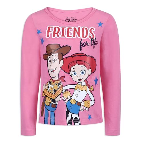 Disney Toy Story Girls 3 Pack Long Sleeve Graphic Tee Shirt for Toddler and Litte Kids2