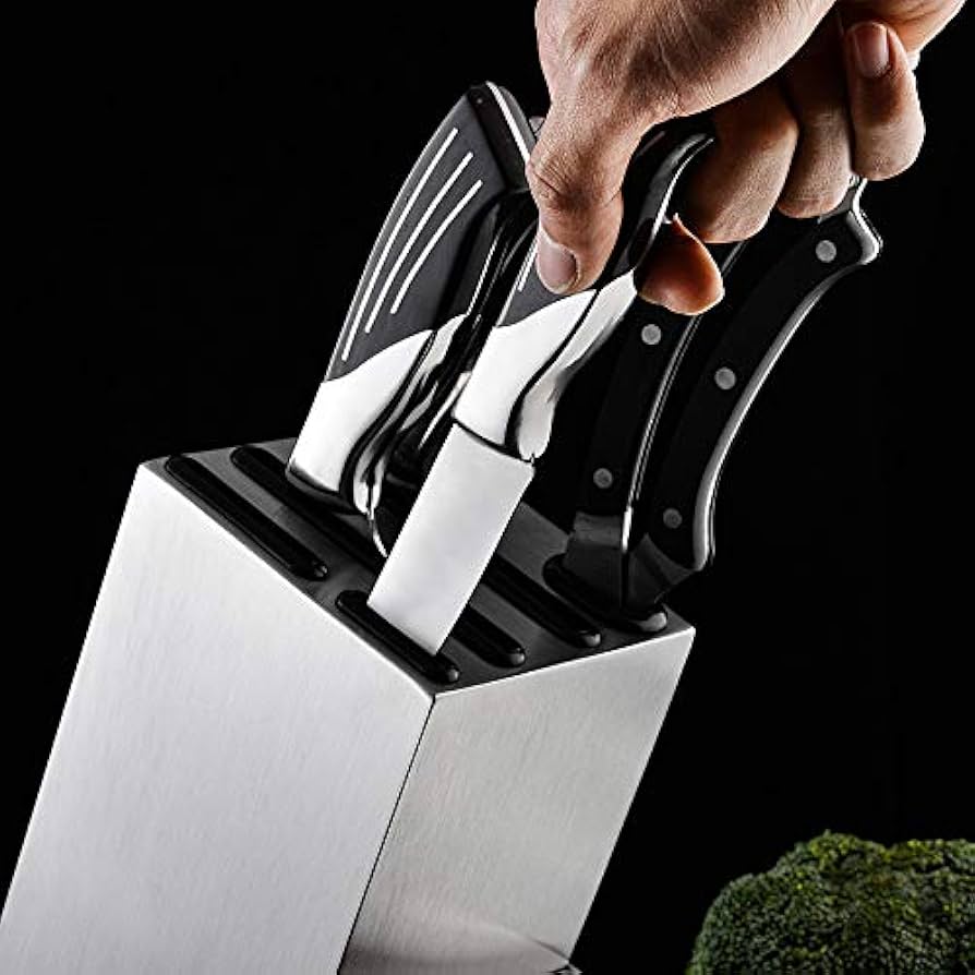 包丁スタンド 包丁立て ステンレス 通気穴・清掃穴付きラクラクお掃除仕様 Amazon｜包丁スタンド 包丁立て ステンレス 通気穴・清掃穴付き