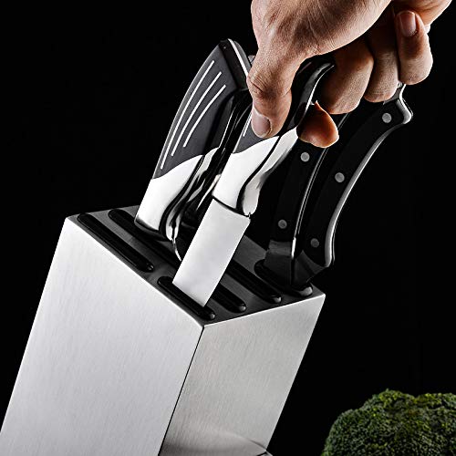 包丁スタンド 包丁立て ステンレス 通気穴・清掃穴付きラクラクお掃除