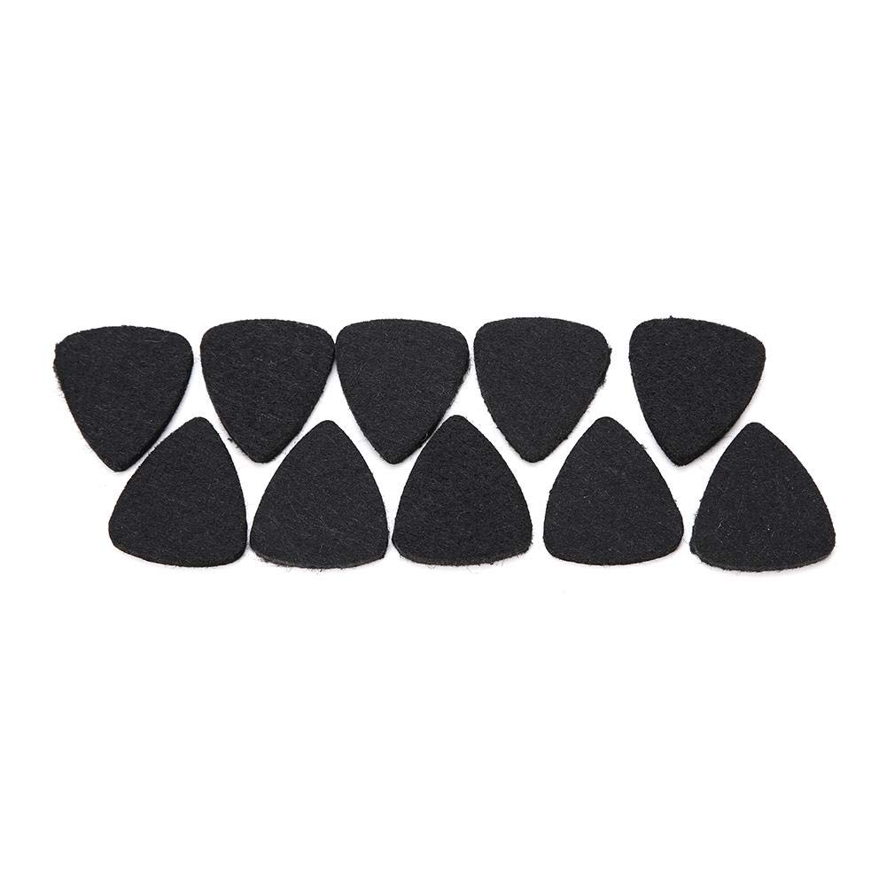 Plettri In Feltro Per Chitarra E Ukulele - 10 Pezzi, Morbidi, Suono Caldo, Per Principianti E Esperti - Foto 4