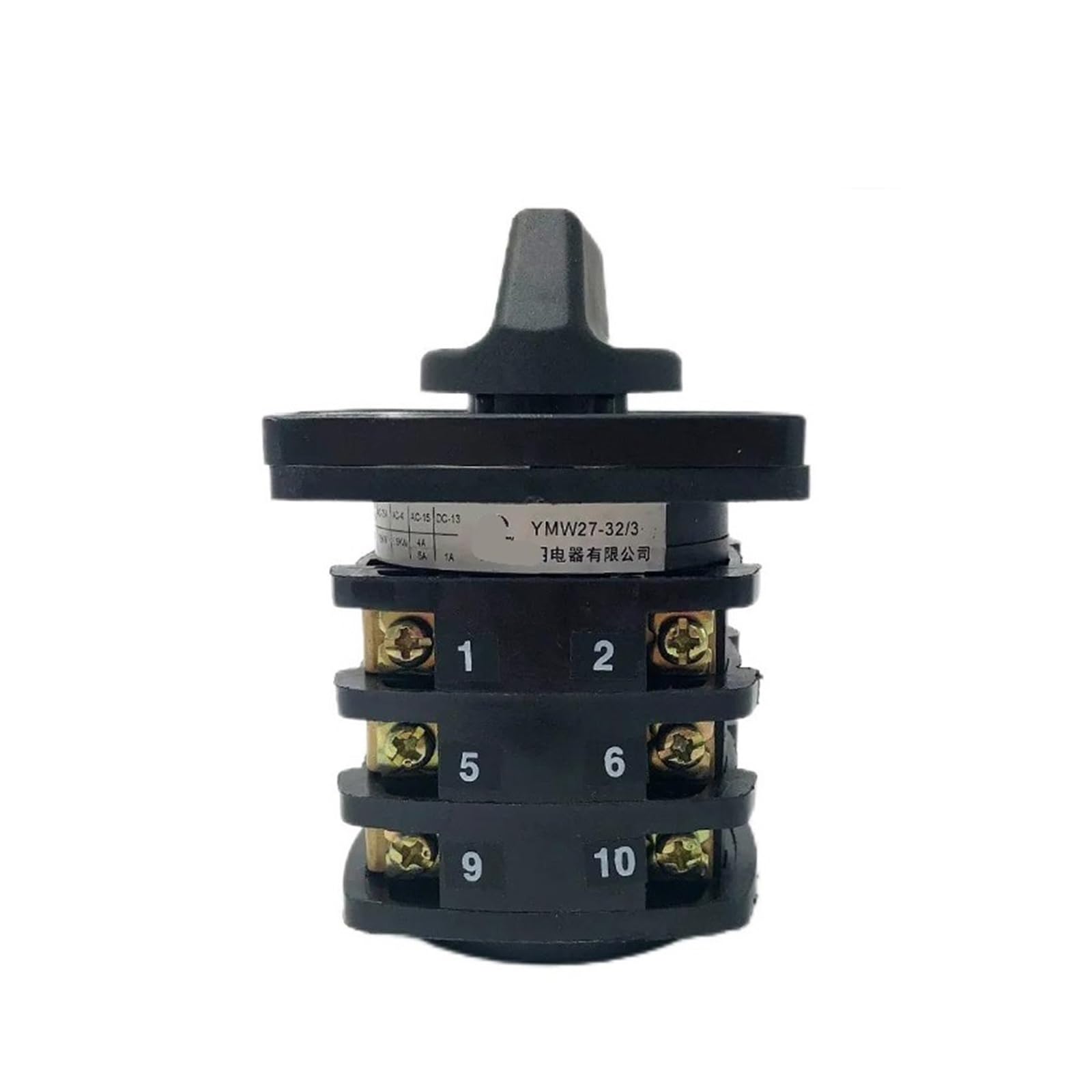 YMW27-32/3 Rotary Cam Switch Three Position ON-OFF-ON 32A 220/380V Changeover Selector 3 Poles Control electronic starter BIANMTSW(On-off 3pin)