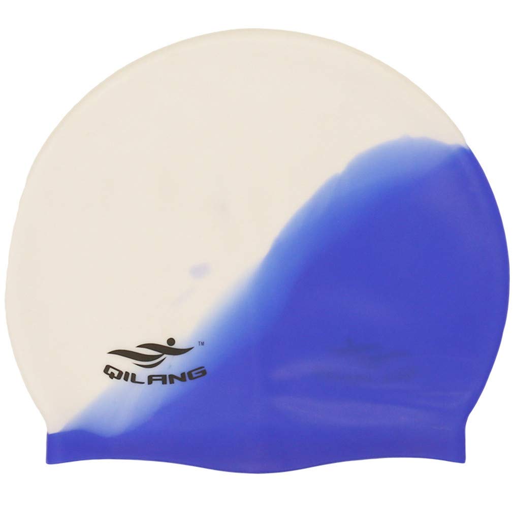 Silicone Swimming Cap Keep Hair Clean and Dry Elastic Swim Cap for Men Women
